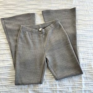 American Eagle Outfitters Gray Ribbed Knitwear